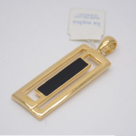 LIA SOPHIA Sleek Rectangular Pendant Slide - Picture 3 of 5